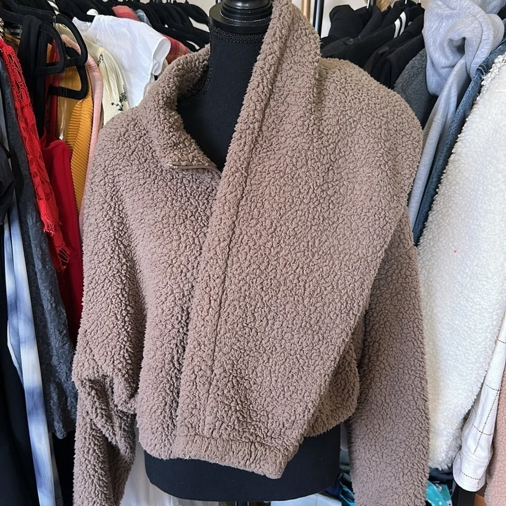 Skim set Cozy Tiger eye Sherpa Jacket - Picture 6 of 6